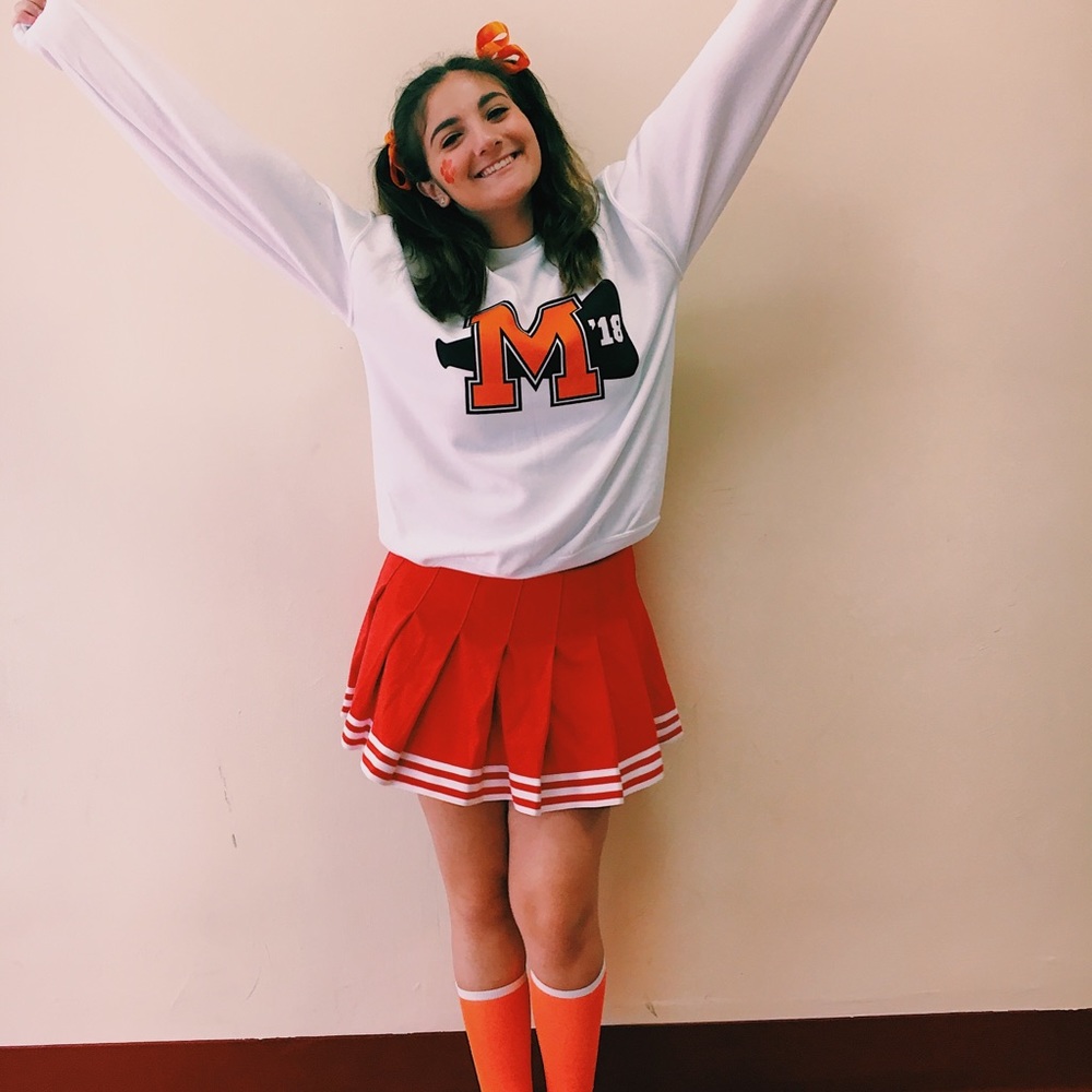 cheerleader skirt!